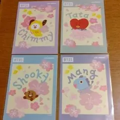 BTS BT21 ランダムブロマイド 4枚セット