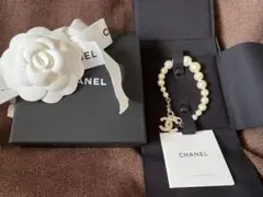 CHANEL シャネル No.5 ココマーク 付属品付き パール ブレスレット 