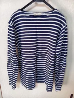 BACK NUMBER ストライプ 長袖カットソー X-LARGE