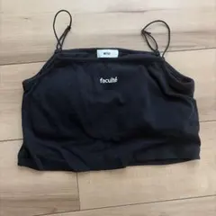 WEGO カップ付きキャミソール　黒　Fサイズ