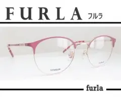 ケース付◆ FURLA フルラ ◆メガネフレーム VFU-613J-08M9