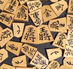 将棋駒 手彫り 一木作 錦旗 本黄楊特上彫