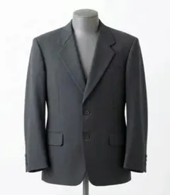【匿名配送／美品】メンズ　GEN'Sウール98% グレー テーラードジャケット