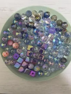 ブルー系ビーズまとめ売り