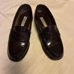 HARUTA ダークブラウン レザー ローファー　4505 24センチEEE