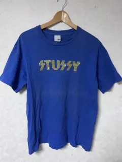 STUSSY Tee L Blue／オールド／USA製タグ／ステューシー