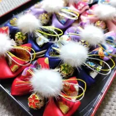 トリミングチョーカー　お正月 1023