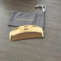 ☆画像袋付☆LOVECHROME ラブクロム ゴールドコーム ポーチ付き - メルカリ