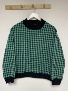 オリーブデオリーブ チェック柄ハイネックニットフリーサイズ