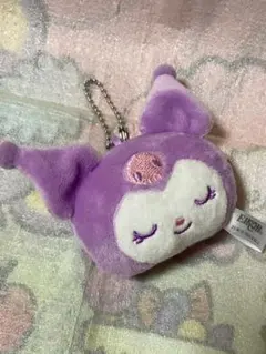 クロミ　マスコットキーホルダー　サンリオ　フェイスマスコット