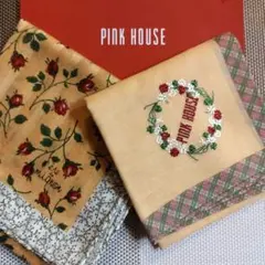【未使用】PINK HOUSE とere du mignonハンカチセット