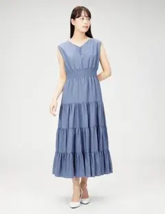 Vis ティアードワンピース