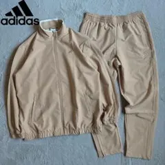 新品 adidas セットアップ ブラウン ベージュ 上下セット セットアップ