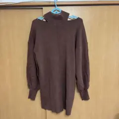 SLY ニットワンピース ブラウン