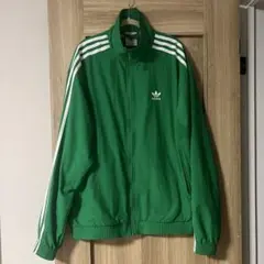 adidas Originals トラックジャケット グリーン　ファイヤーバード