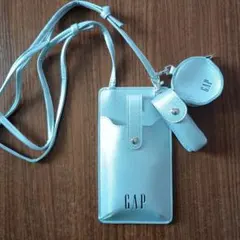 大幅値下げ！【新品】GAP ミニポーチつきスマホショルダーバッグ