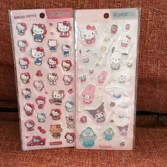 サンリオ　ぷっくりシールセット