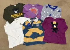 DOUBLE.B 長袖Tシャツ 6点セット 100cm