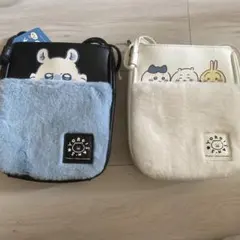 新品最安価タグ付きセット売りGU ちいかわ ショルダーポーチ 2種セットのサムネイル