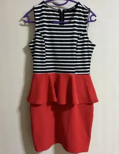 Forever 21 ノースリーブ 切り替えワンピース M