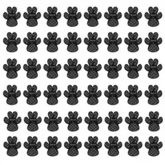 ドッグ ブラック L 靴下 肉球 保護 シール 48枚入 犬靴 犬 滑り止め