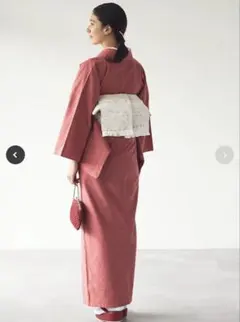 新品未使用　きものやまと　現行品　米沢織　半幅帯　盛夏以外の3シーズン用のサムネイル