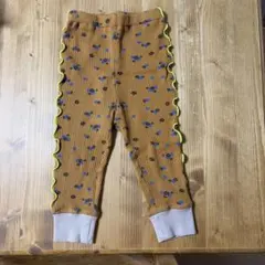 MARKEY'S HOGAN 花柄ブラウンレギンスサイズ90