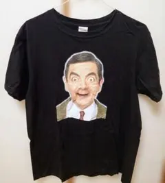 Mr ミスタービーン 黒 Tシャツ ローワンアトキンソン (サイズ M)