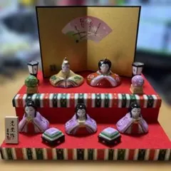 雛人形セット ひな祭り 15体（ガラスケース入り）【5月11日廃棄処分