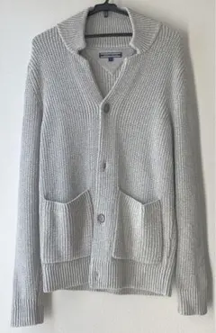 トミーヒルフィガー　ニット　トップス　ライトグレー系　サイズＳ　美品