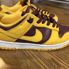 Nike Dunk Low イエロー/バーガンディ26.5