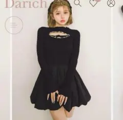 最終お値下げ‼️ Darich ダーリッチ　シャーリングバルーンミニワンピース