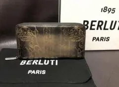 Berluti ベルルッティ カリグラフィ ゴールドパティーヌ Wスタンプ長財布のサムネイル