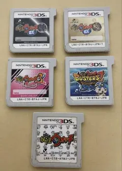 妖怪ウォッチ人気カセット 5個