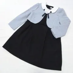キッズフォーマル 女の子 120 ボレロ ワンピース 卒園式 卒業式 入学式