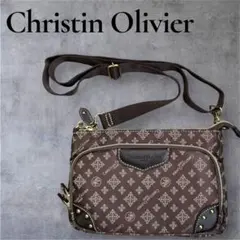 【美品】Christin Olivier ショルダーバッグ ブラウン