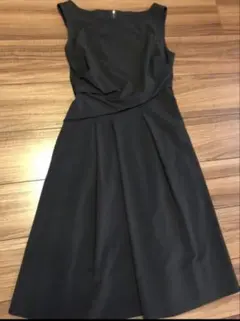 フォクシー ワンピース 38 フィット&フレア 紺色
