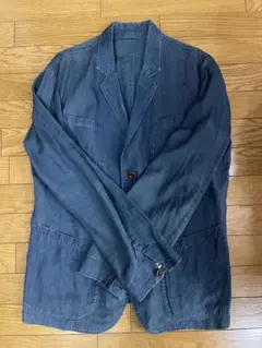 45r ダークブルー テーラードジャケット