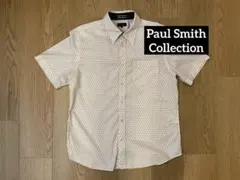 美品“Paul Smith Collection”半袖シャツ　ドット　L
