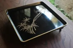 輪島塗　お盆　風花沈盆　新品未使用 輪島塗 お盆 風花沈盆 新品未使用