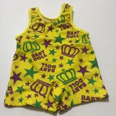 【美品】BABYDOLL 水着　ワンピース　イエロー　男女共通　９０