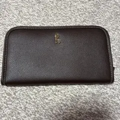 【美品・未使用】ロベルタディカメリーノ 長財布 マルチケース ブラウン Rロゴ