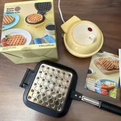 赤 ワッフル・ホットサンドメーカー ナショナル National - メルカリ