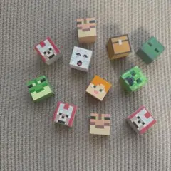 未使用 マイクラ ブロック消しゴム 11個