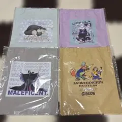 Happyくじ ディズニー ビランズ B賞 トートバッグ 全4種 セット