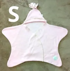 星型フリースおくるみ S ピンク