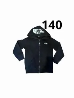 THE NORTH FACE ノースフェイス 黒 フルジップパーカー 140