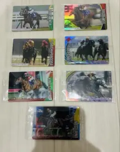サラブレッドホースコレクション3R 競走馬トレーディングカード7枚