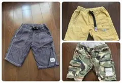 Lee リー　他　ハーフパンツ　キッズ　子供　120 迷彩　デニム　セット