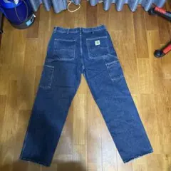 Carhartt ダークブルー カーゴパンツ